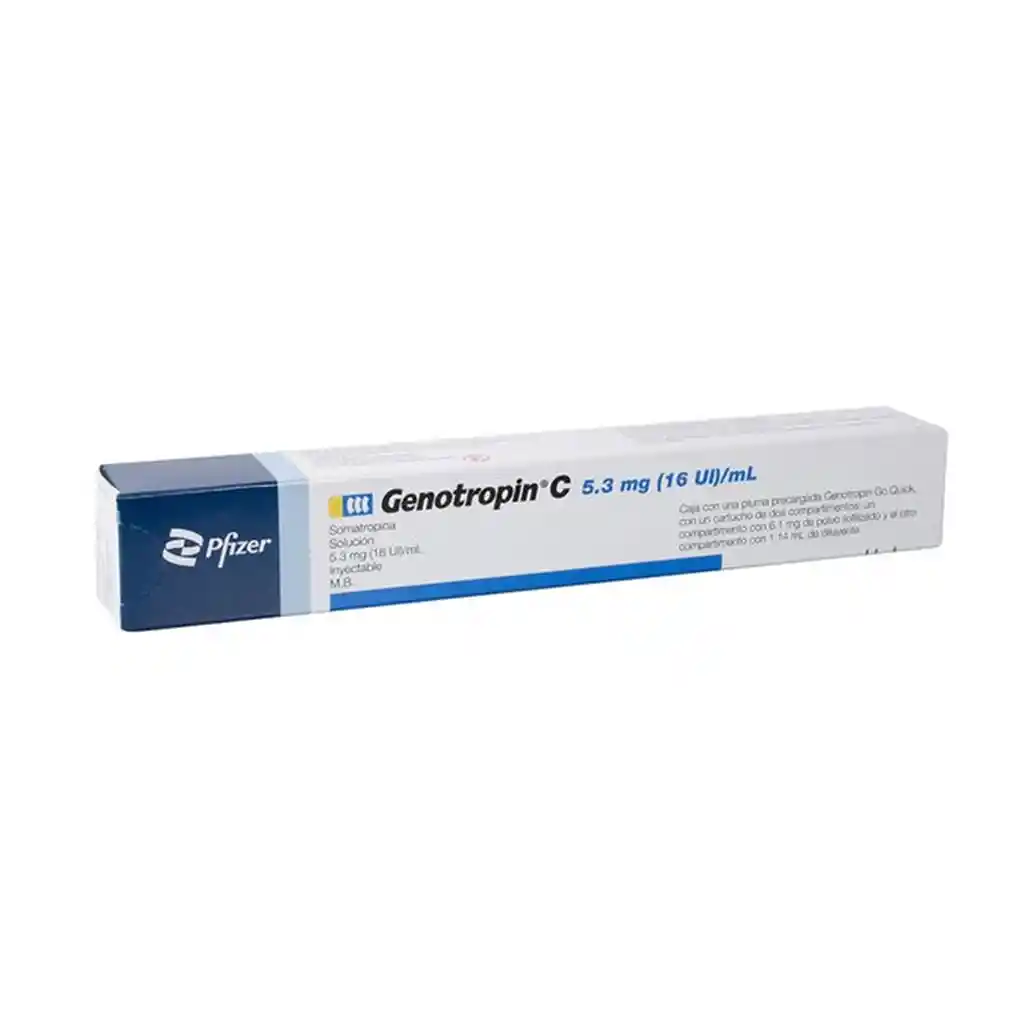 Genotropin Goquick Somatropina 5.3 Mg/16 Ui X 1 Jeringa Prellenada