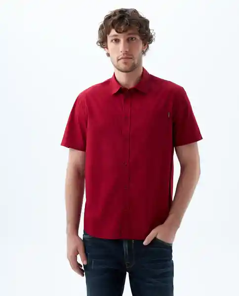 Camisa Hombre Rojo Talla XS 819f002 Americanino