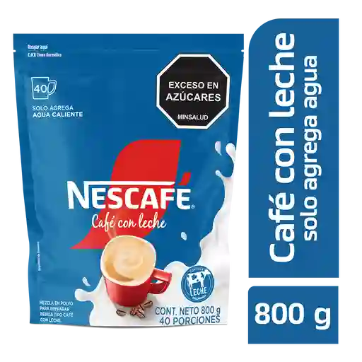 Café con Leche NESCAFÉ soluble x 800g