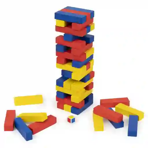 Juego Torre de Bloques Arcoíris