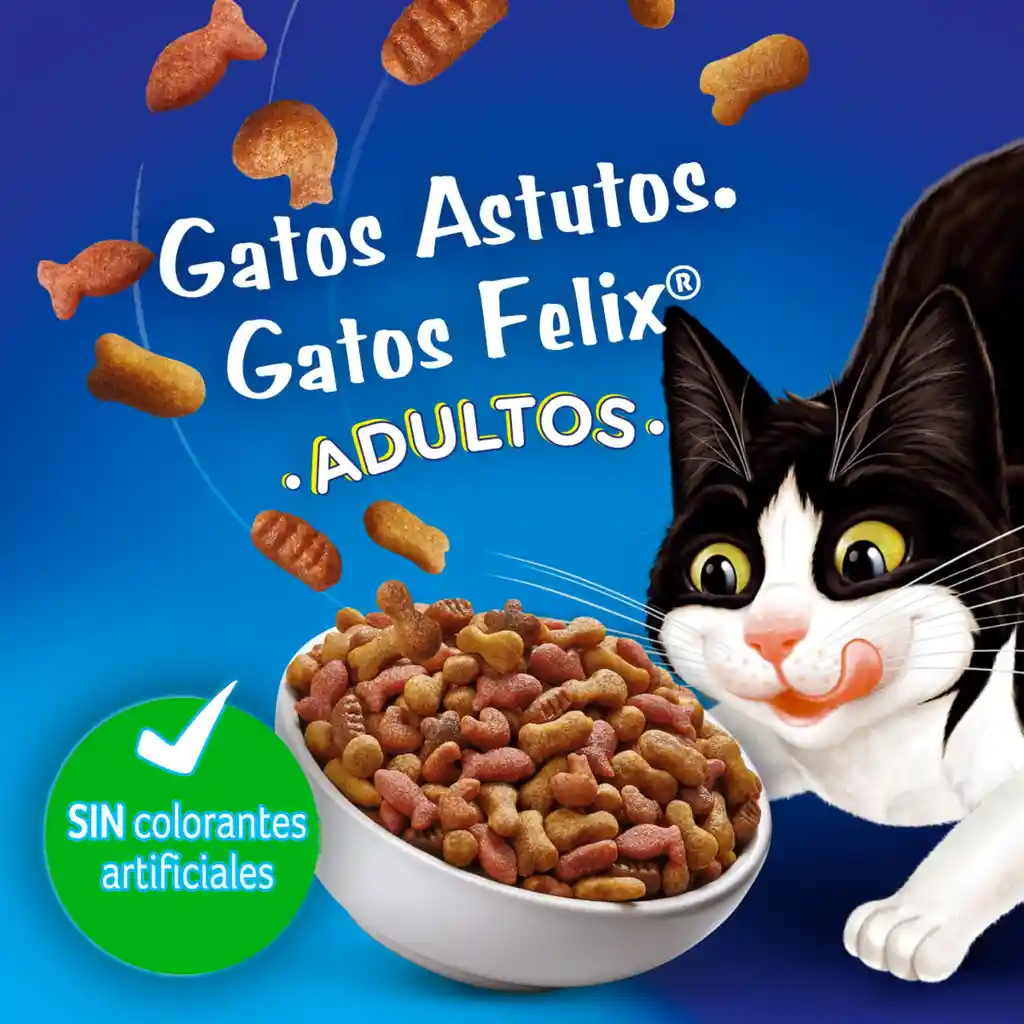 Comida para Gatos Felix adulto megamix x 10 kg