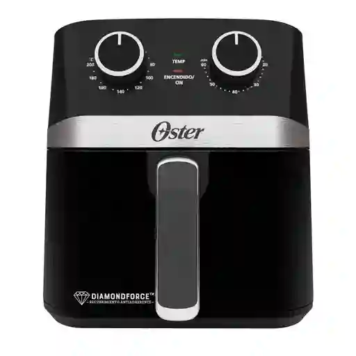 Freidora 4l Manual Oster Mecánica Negro Con Plateado 2204926
