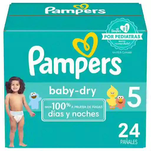 Pampers Pañal Desechable Baby Dry Etapa 5 24 Und