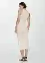 Vestido Eliot Crudo Talla L Mujer Mango