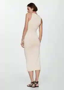 Vestido Eliot Crudo Talla L Mujer Mango