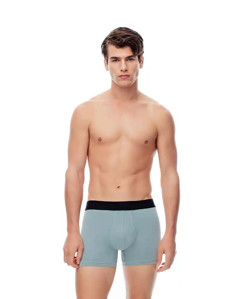 Bóxer Corto Fit Ajustado en Jersey Algodón Masculino Aepo X4 Gef