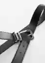 Cinturón Bella Negro Talla M Mujer Mango