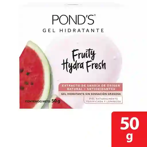  Ponds Gel Hidratante Fruity Hydra Fresh Extracto de Sandia 