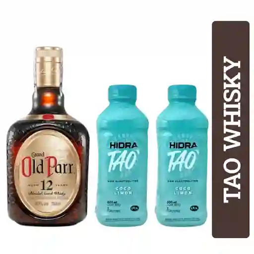 Combo Whisky + Hidra Tao Coco Limón