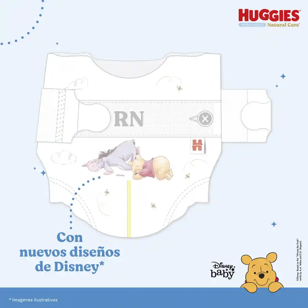 Pañales Huggies Natural Care P 50 Unidades