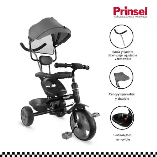 Prinsel Triciclo Ryder Negro