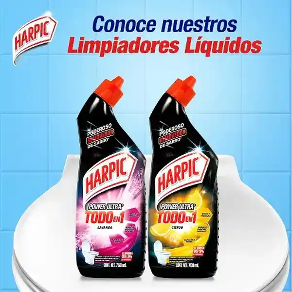 Harpic Limpiador Líquido Citrus Power Ultra