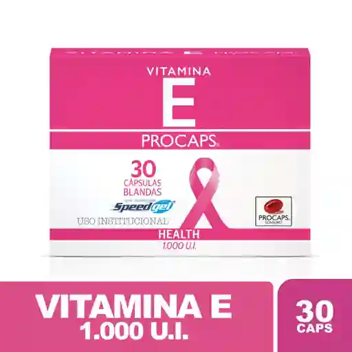 Vitamina E 100 Ui en Cápsulas Blandas