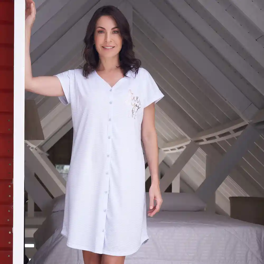 Batola Algodón Dama M Azul Medio 406179 Parisien Talla M