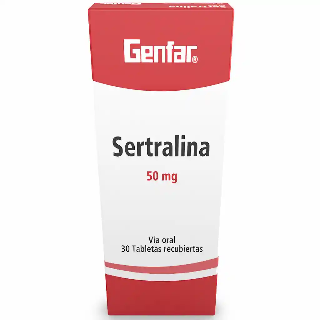 Genfar Sertralina Tabletas Recubiertas (50 mg)