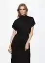 Vestido Margot-A Negro Talla S Mujer Mango