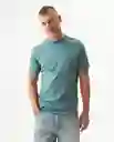 Camiseta Basic Duotone Duck Verde Bodegón Medio S Chevignon