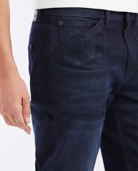 Jean Relaxed Fit Revenge Azul Dark Ultraoscuro T 32/32 Chevignon