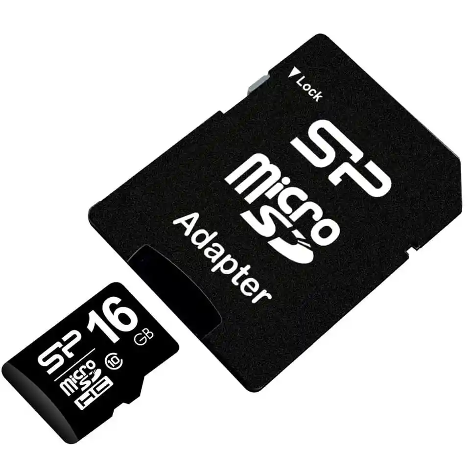 Silicon Power Micro SD 16 GB + Adaptador