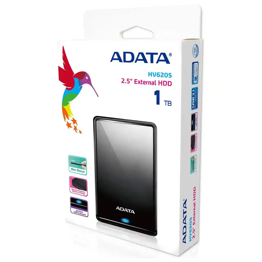 Adata Disco Duro Externo Hv620S 1 Tb