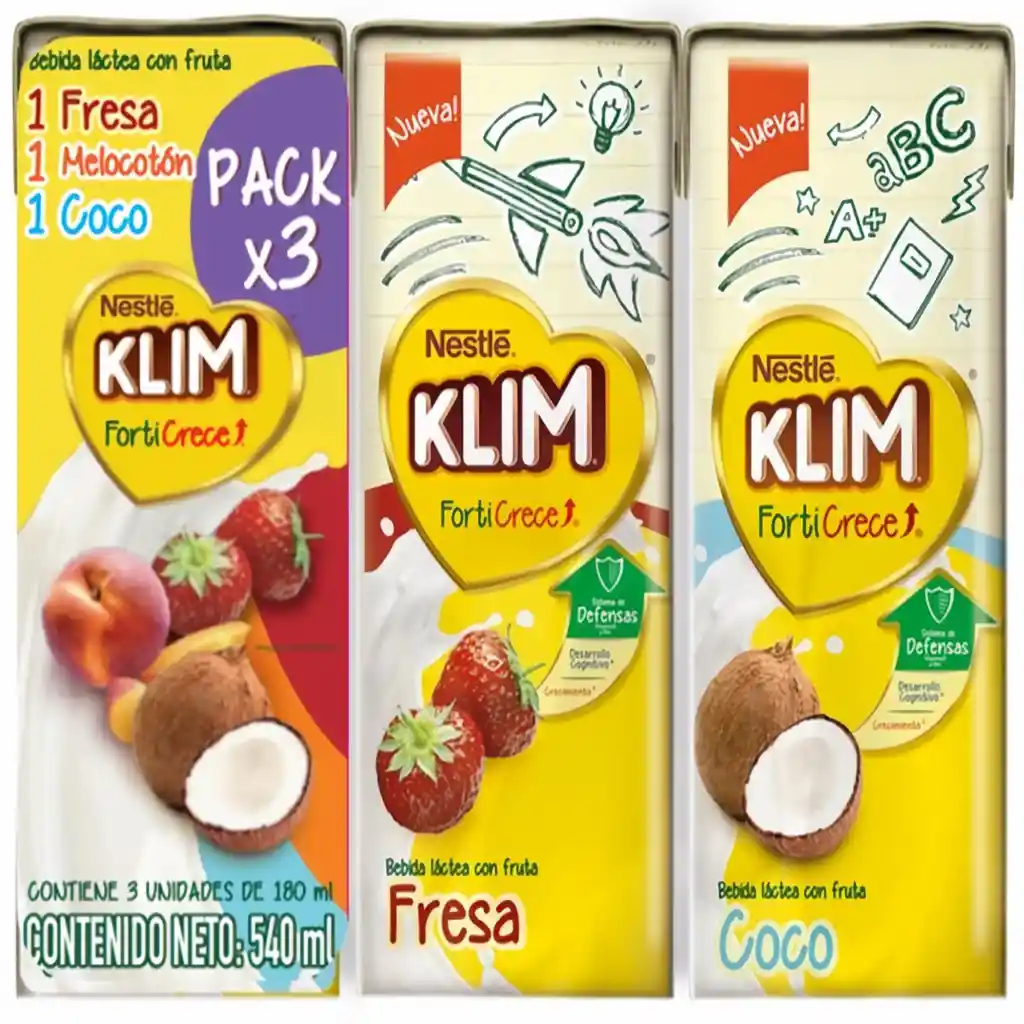 Klim Bebida Láctea de Sabores Surtidos