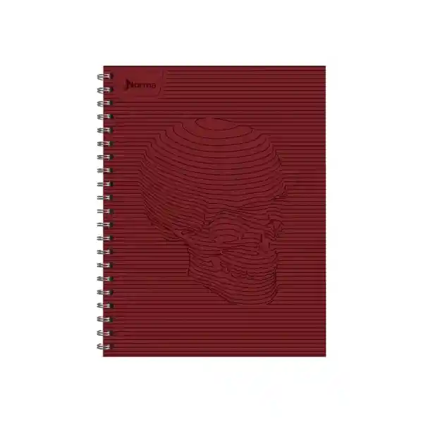 Norma Cuaderno Argollado Doble Cuero Masculino 175 Hojas Rayado