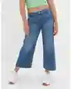 Jean 90S Mujer Azul Medio Talla 8 Short American Eagle