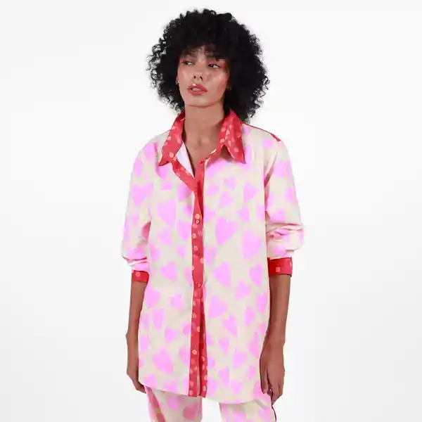 Camisa Corazones by Sacré Multicolor Talla XS/S 582018