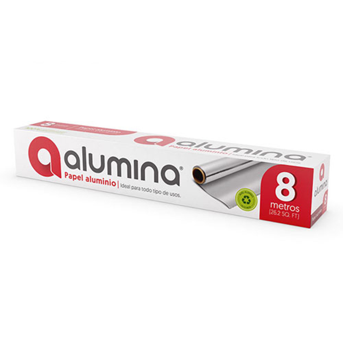 Alumina Papel Aluminio Multiusos 8 Metros 8 m