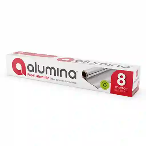 Alumina Papel Aluminio Multiusos 8 Metros