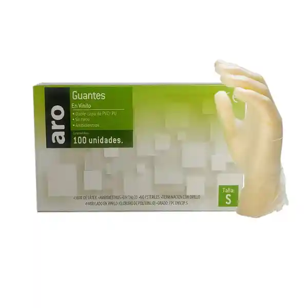 Aro Guante Vinilo Talla S