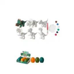 Figura en Yeso de Dinosaurio Para Pintar Miniso