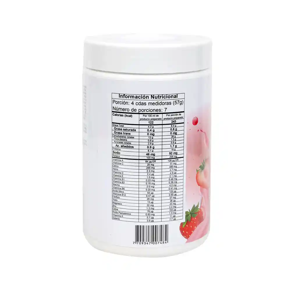 Entire Proteina Polvo Sabor Fresa