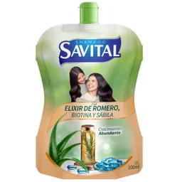 Shampoo Savital Elixir de Romero Biotina y Sabila