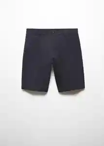 Bermuda Gracia Navy Talla 48 Hombre Mango