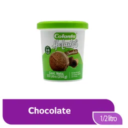 Helado Chocolate Colanta X 0.5 Lt
