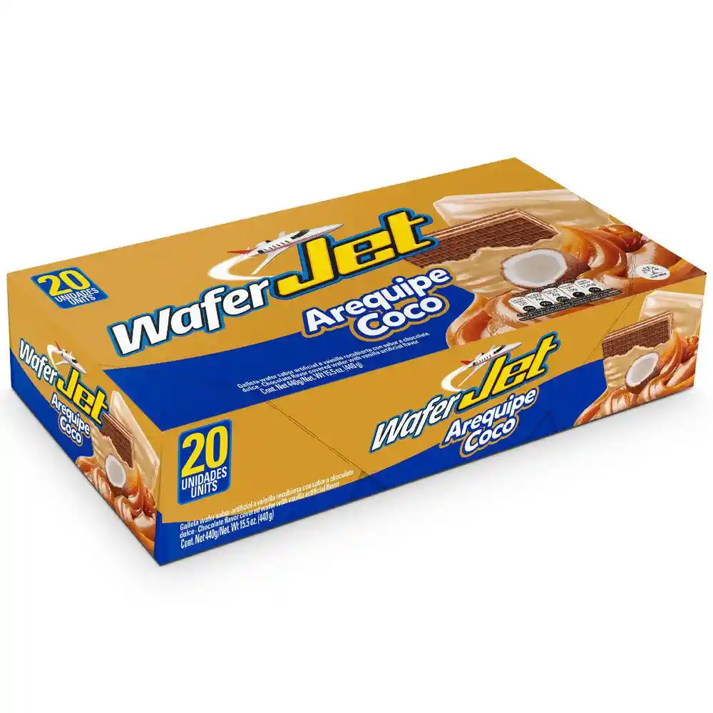 Jet Wafer Arequipe Coco