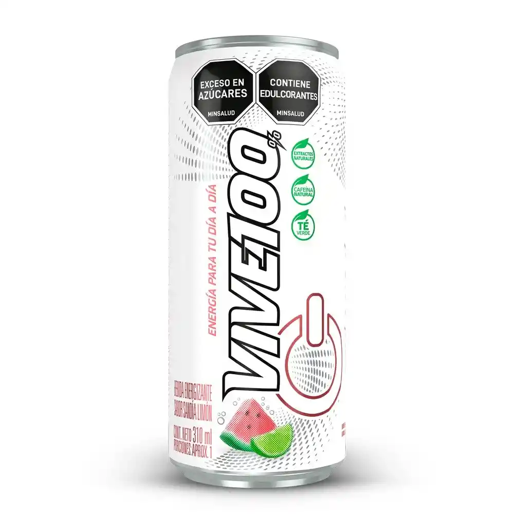 Vive 100 Sandia Limon Lata