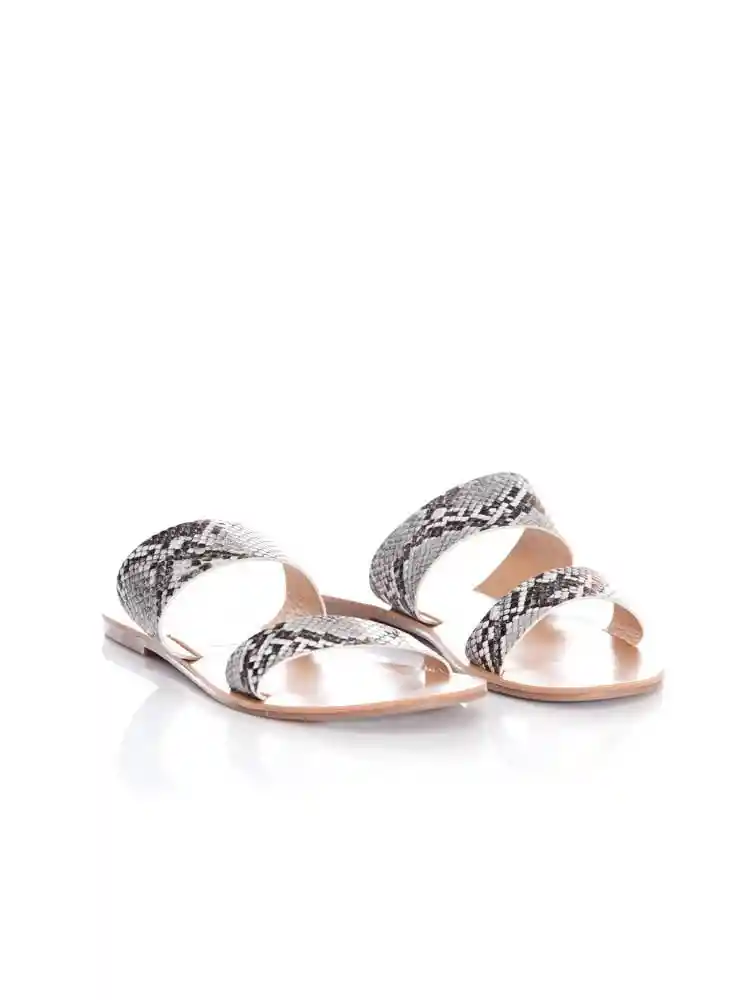 Sandalia Para Mujer 39-gris