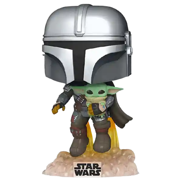 Funko Pop Figura Coleccionable Mandalorian With The Child 402