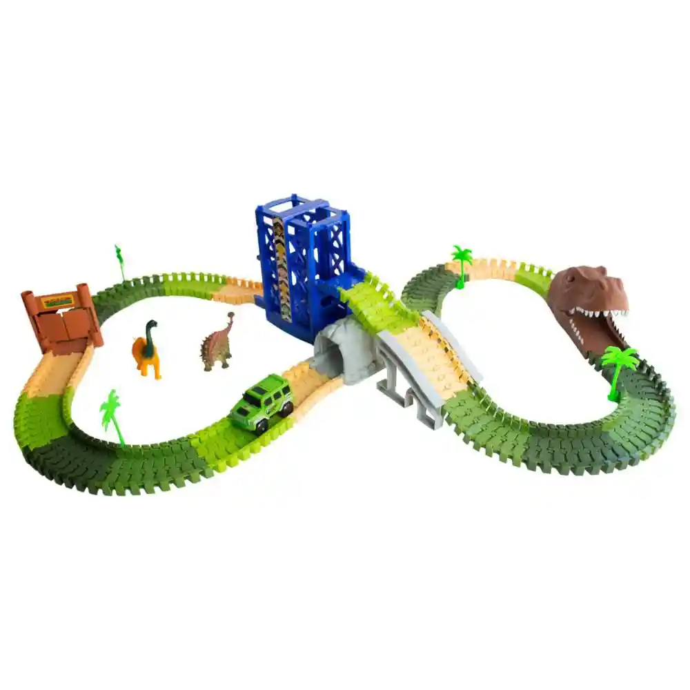Dinosaur Tracks Pista Flexible
