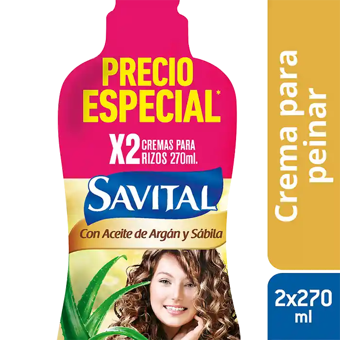 Savital 2 Cremas Para Peinar