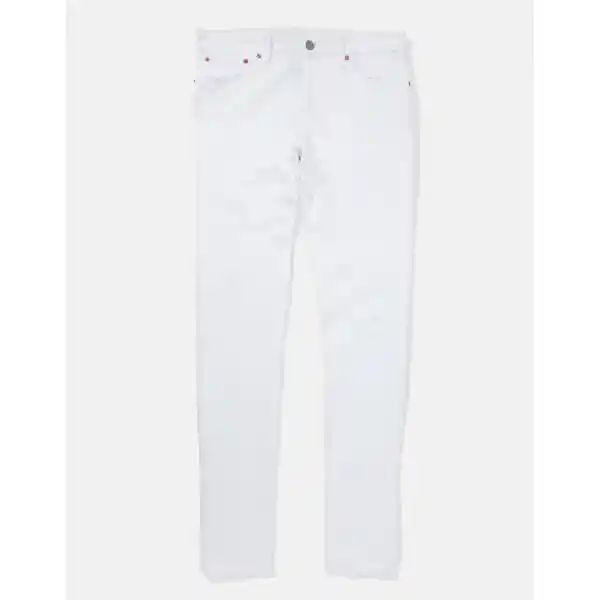 Jean Slim Hombre Blanco Talla 36 x 30 American Eagle