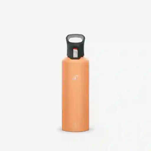 Botella de Senderismo 500 Aluminio Con Tapa de Apertura Rápida Naranja