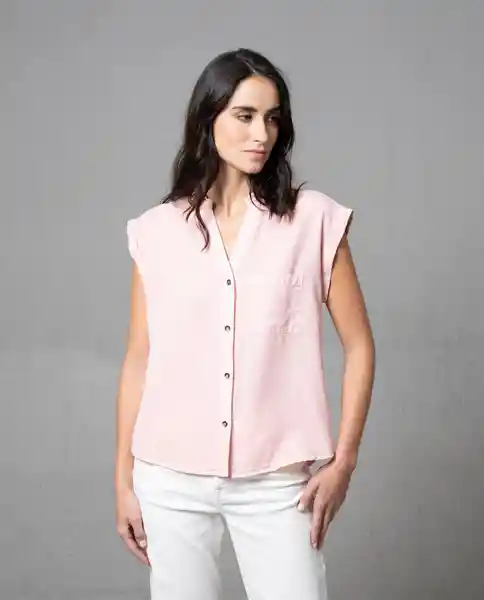 Camisa Mujer Rosa Talla S 210G003 Rifle