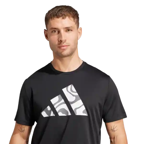 Adidas Camiseta Run It Bl Tee M Correr Hombre Negro Talla M