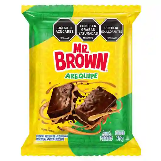 Mr. Brown Brownie Con Centro de Arequipe