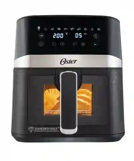 Freidora 4l Digital Oster Digital Negro Con Plateado 2204927