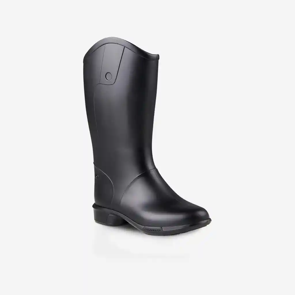 Botas De Equitación Sintéticas Para Niños Talla 27 Negro