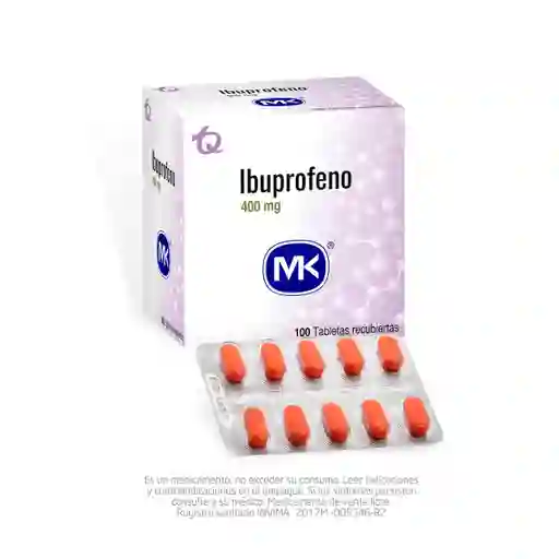 Ibuprofeno 400 Mg Tableta Recubierta Tecnoquímicas